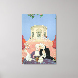 Toile Les Indolents, illustration pour 'Fetes Galantes'