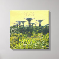 Les jardins de Singapour dans la baie