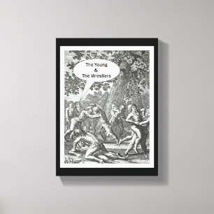 Toile Les jeunes et les lutteurs