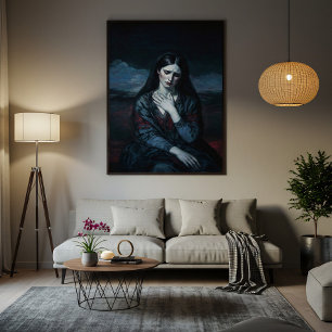 Toile Les larmes de la tempête