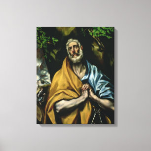 Toile Les larmes de saint Pierre, fin des années 1580