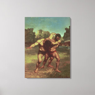 Toile Les lutteurs, 1853