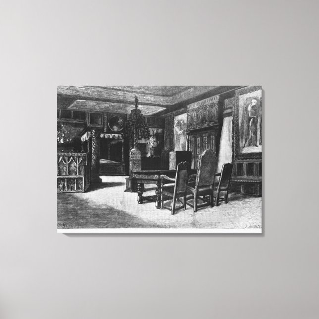 Toile Les maisons de Victor Hugo (Recto)