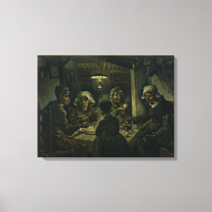 Toile Les mangeurs de pommes de terre par Vincent Van Go