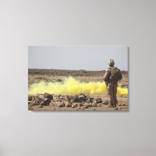 Toile Les marines fournissent la sécurité