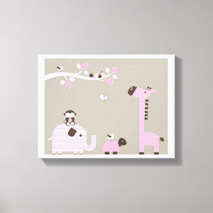 Toile Les mignons animaux
