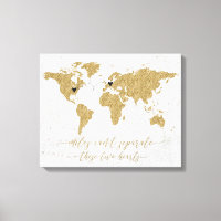 Les Miles Gold Foil World Map ne peuvent pas se sé