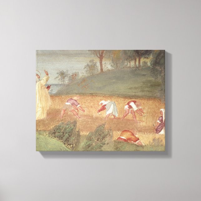 Toile Les miracles de Saint Clare d'Assise (Recto)