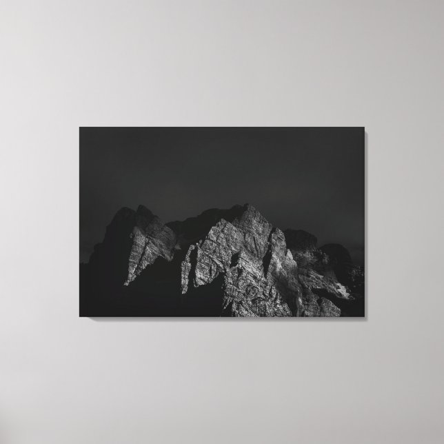 Toile Les montagnes ensoleillées (Recto)