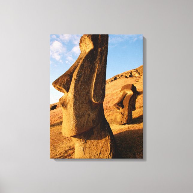 Toile Les monuments | Île de Pâques (Recto)