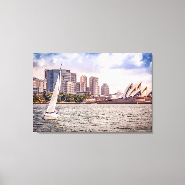 Toile Les monuments | Opéra de Sydney (Recto)