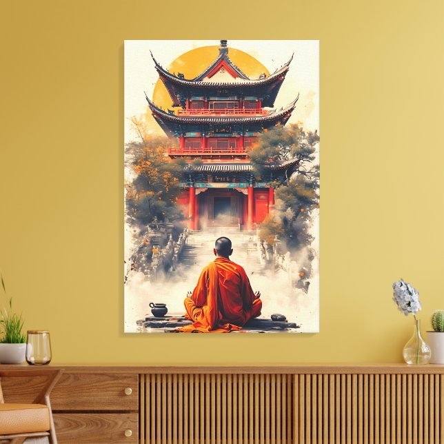 Toile Les murmures de la pagode (Insitu(Salon))