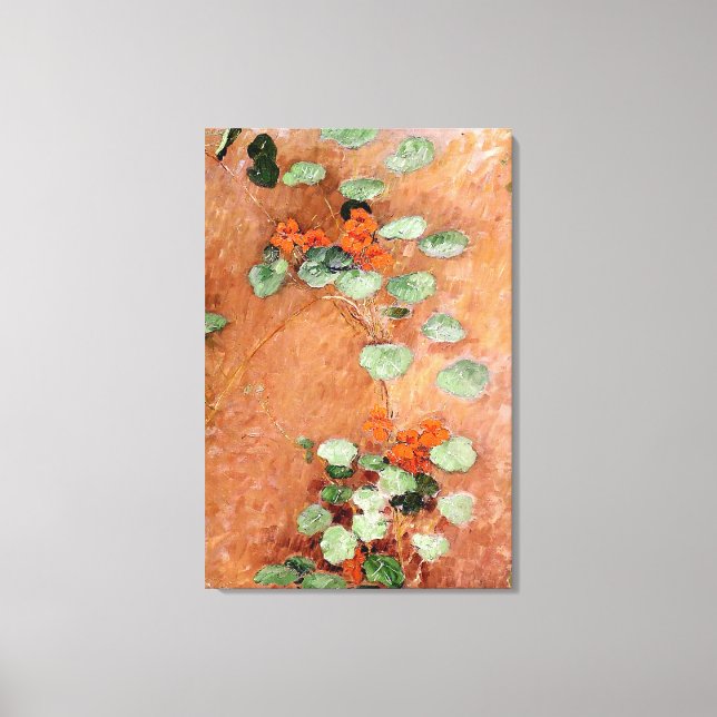 Toile Les Nasturces de Caillebotte (Recto)