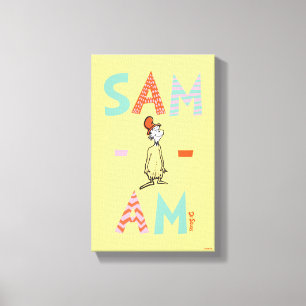 Toile Les œufs verts et le jambon Sam-I-Am