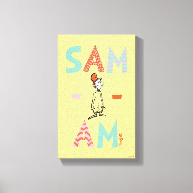 Toile Les œufs verts et le jambon | Sam-I-Am (Recto)