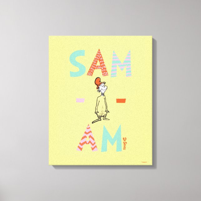 Toile Les œufs verts et le jambon | Sam-I-Am (Recto)