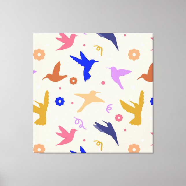 Toile Les oiseaux dans l'air (Recto)
