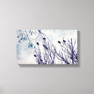 Toile Les oiseaux d'une plume se rassemblent