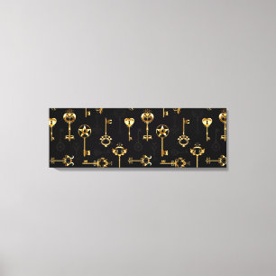 Toile Les Patters de Seamless avec Golden Keys