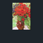 Toile Les pavots rouges et les marguerites de Vincent va<br><div class="desc">Still Life : Red Poppies and Daisies de Vincent van Gogh est un post impressionnisme d'art vintage encore vie peinture florale. Un beau bouquet de fleurs rouges de pavot et de fleurs blanches de marguerite fraîches du jardin dans un vase décoratif. À propos de l'artiste : Vincent Willem van Gogh...</div>