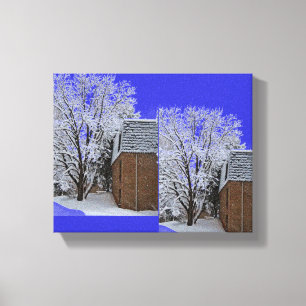 Toile Les paysages de neige de NJ