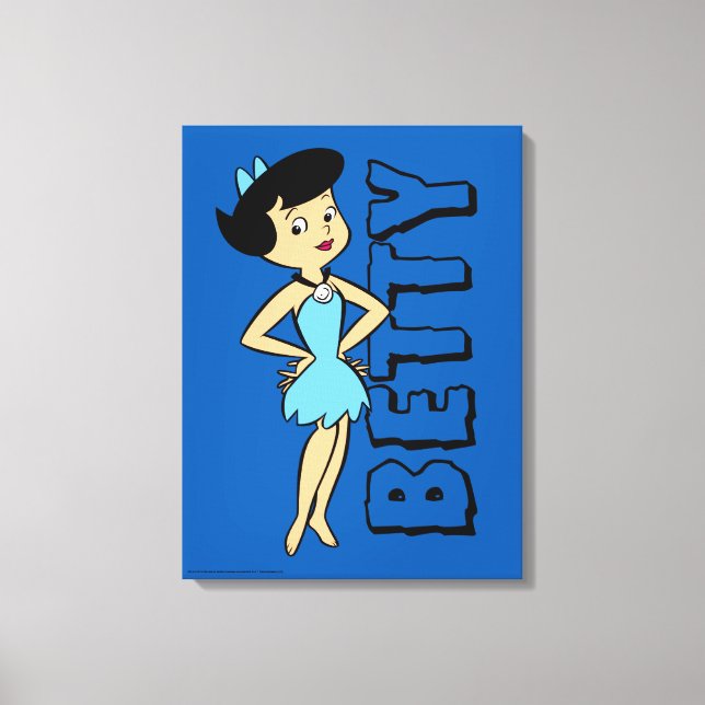 Toile Les Pierrafeu | Betty Rubble (Recto)