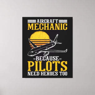 Toile Les pilotes mécaniciens d'aéronefs ont aussi besoi