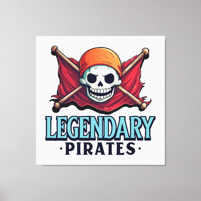 Toile Les pirates légendaires (Recto)