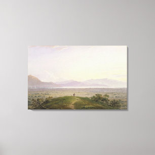 Toile Les plaines du marathon, 1834 (graphite et la