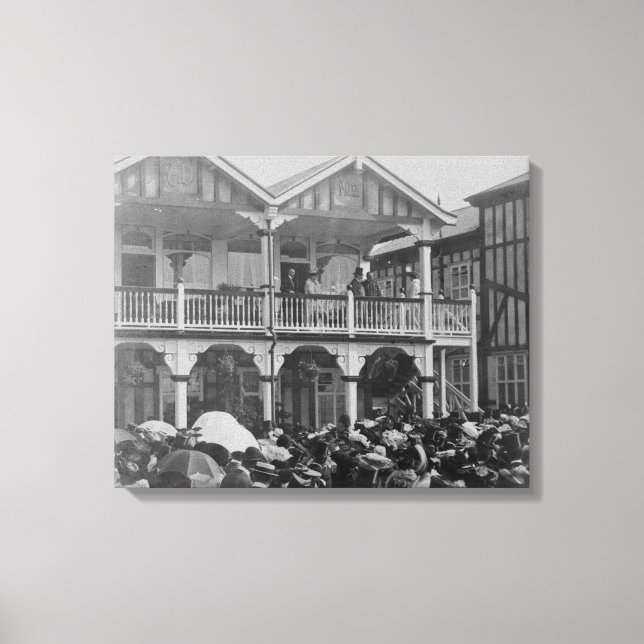 Toile Les premières courses de parc Phoenix, 1903 (Recto)