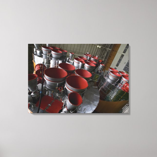 Toile Les propulseurs du Soyouz TMA-14 (Recto)