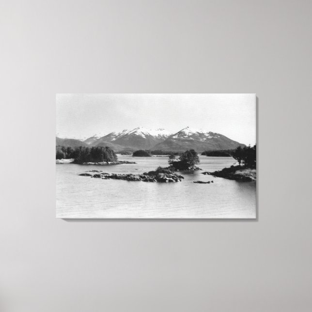 Toile Les Pyramides à Sitka, Alaska Photo (Recto)