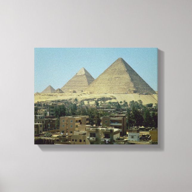 Toile Les Pyramides de Gizeh, c.2589-30 av. J.-C, Vieux  (Recto)