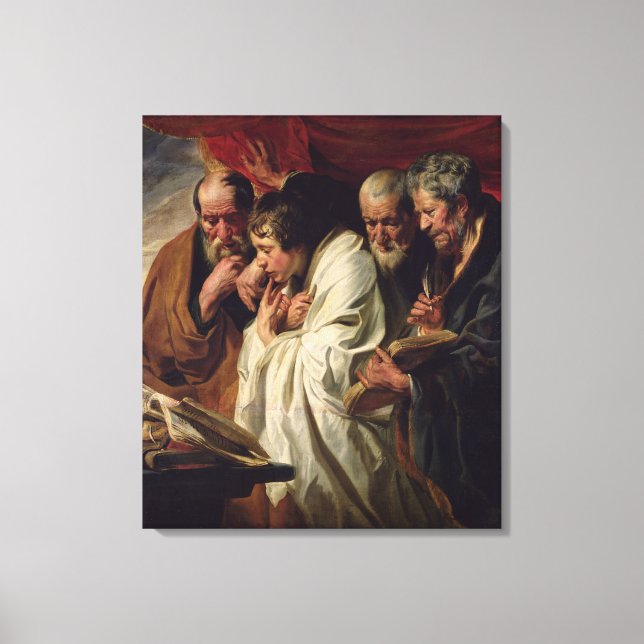 Toile Les quatre évangélistes (Recto)
