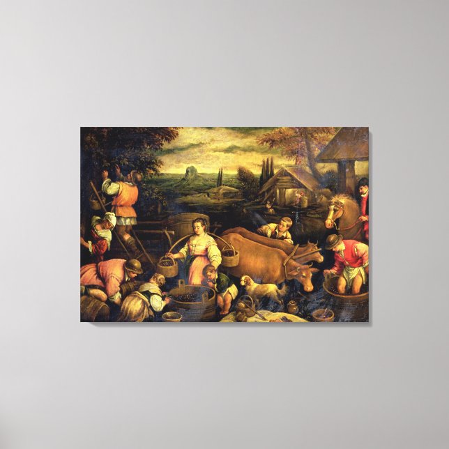 Toile Les Quatre Saisons : Automne (Recto)