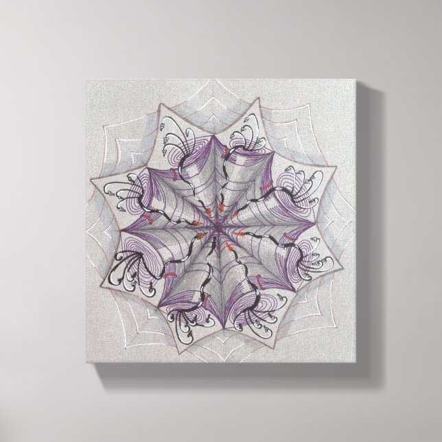 Toile Les rêves en cascade (Recto)