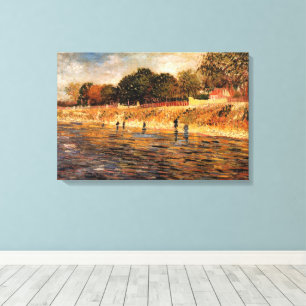 Toile Les rives de la Seine par Vincent van Gogh