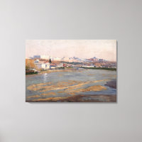 Les rives du Manzanares, 1912 (pétrole sur ca