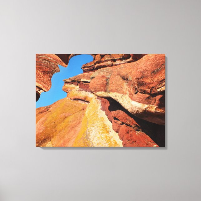 Toile Les rochers dans l'art spatial (Recto)