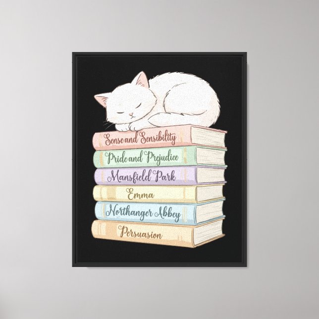 Toile Les romans de Jane Austen IX (Recto)
