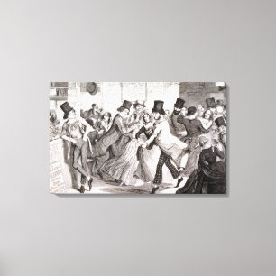 Toile Les salles de danse, plaquent 3 'du Chil de