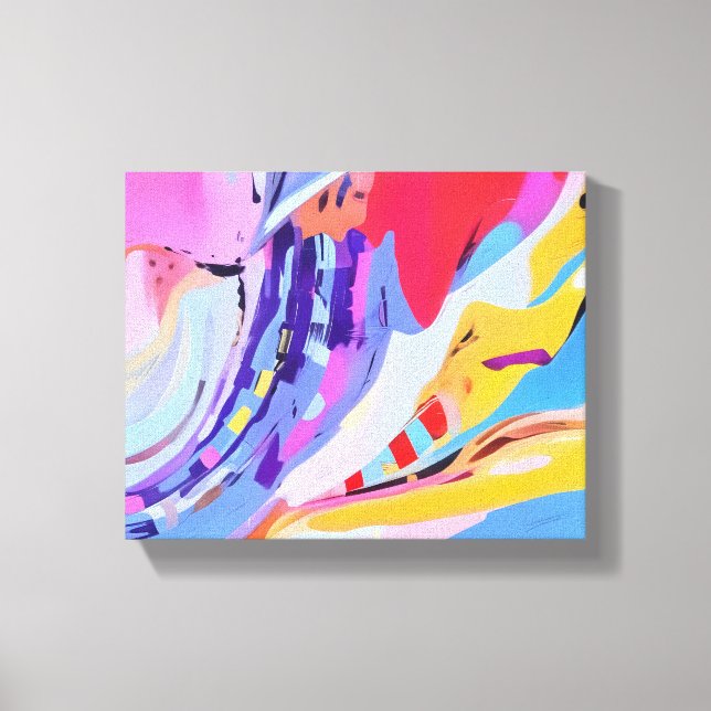 Toile Les sentiments sont devenus sauvages (Recto)