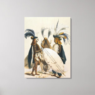 Toile Les soldats de zoulou d'Army du Roi Panda's,
