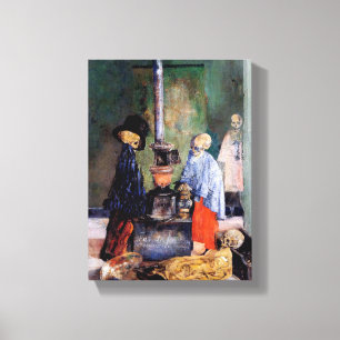 Toile Les squelettes se réchauffent