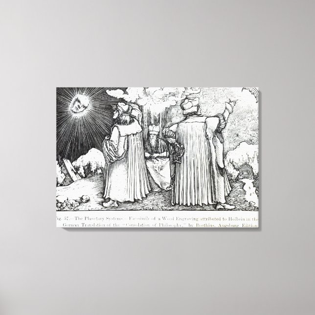 Toile Les systèmes planétaires (Recto)