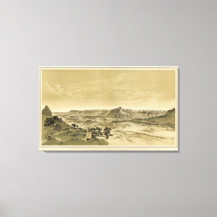 Toile Les temples et les tours du Virgen