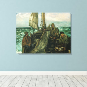 Toile Les Toilers de la Mer d'Edouard Manet, Art Vintage