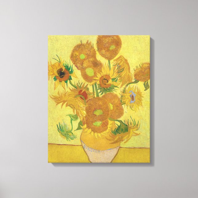 Toile Les tournesols de Vincent van Gogh (Recto)