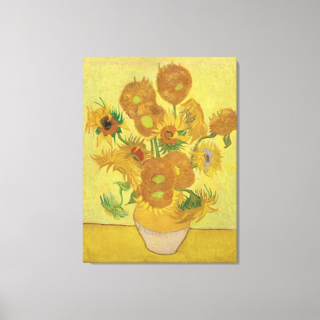 Toile Les tournesols de Vincent van Gogh (Recto)
