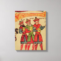 Les Trois Mages, détail de la Nativité